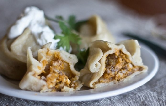 Klasične manti s bundevom